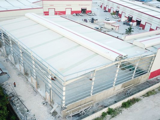 Giá rẻ Xưởng chế tạo sẵn Cấu trúc thép chế tạo sẵn Hangar Kho lưu trữ Tòa nhà kim loại
