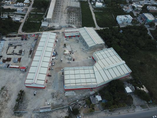Giá rẻ Xưởng chế tạo sẵn Cấu trúc thép chế tạo sẵn Hangar Kho lưu trữ Tòa nhà kim loại