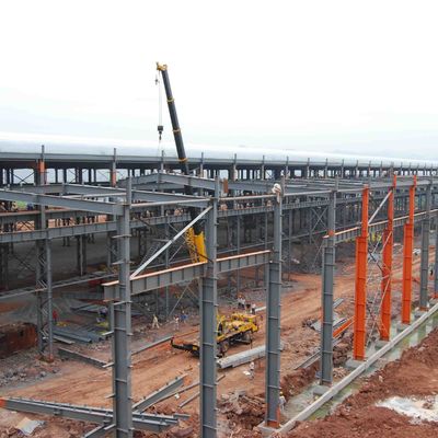 Cấu trúc thép nhẹ Prefab Tòa nhà khoan có thể tháo rời chống nước