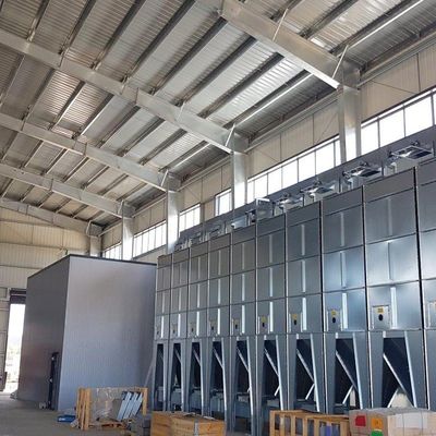 Long Span Prefabricated Steel Buildings Warehouse Sơn chống rỉ sét