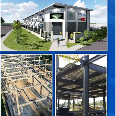 Xây dựng nhà thép hiện đại Xây dựng cấu trúc thép chống nước tùy chỉnh