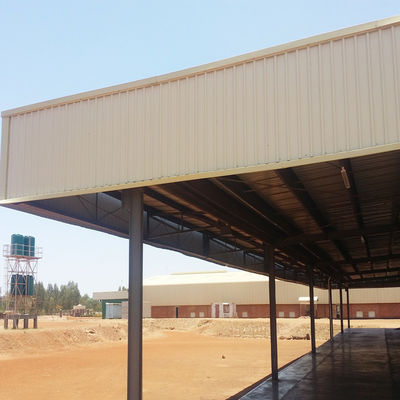 Xây dựng cấu trúc thép thân thiện với môi trường ODM Xây dựng nhà để xe kim loại nhựa