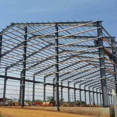 Sơn chống rỉ sét Xưởng kim loại Tòa nhà kho kim loại chế tạo sẵn ODM