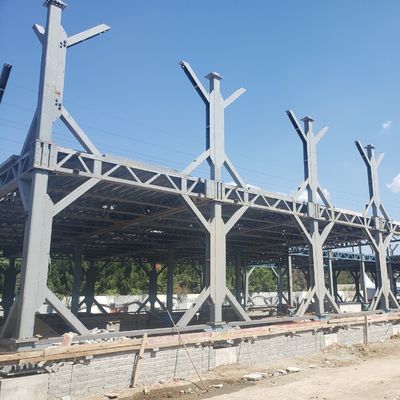 Q355B Thép khung đa tầng Thép cấu trúc Tòa nhà văn phòng