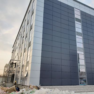 Q355B Thép khung đa tầng Thép cấu trúc Tòa nhà văn phòng