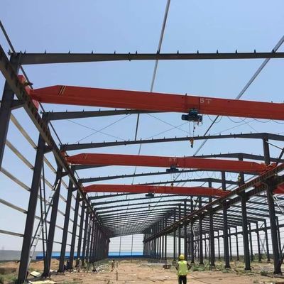 Bolt Connection Steel Structure Workshop Q345 Nhà xưởng thép cách nhiệt