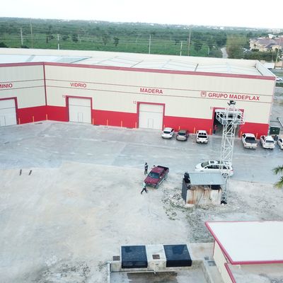 Hot Dip Galvanized Prefab Warehouse Building Large Span BV Chứng nhận