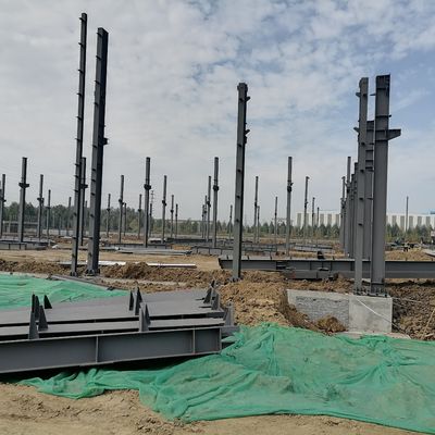 Kháng động đất cấu trúc thép kho xây dựng H phần