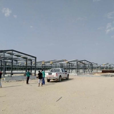 ODM Prefab kim loại kho thép thông minh khung thép nhà gà