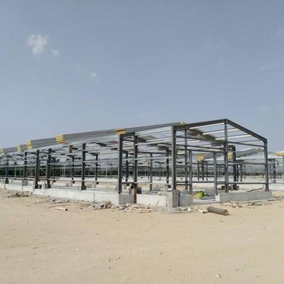 Nhà trang trại gia súc được thiết kế trước Nhà kho cấu trúc thép gà