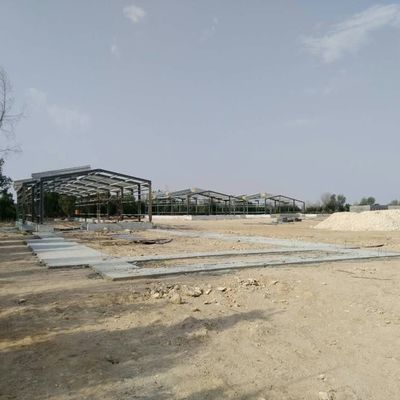 Nhà trang trại gia súc được thiết kế trước Nhà kho cấu trúc thép gà