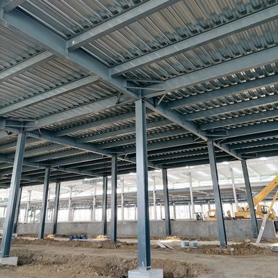 Q355B Xây dựng thép tiền chế Tòa nhà kho thép tiền chế ODM