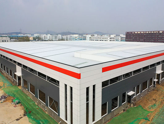 SGS Steel Frame Office Buildings OEM Steel Structure Warehouse Nhà kho cấu trúc thép