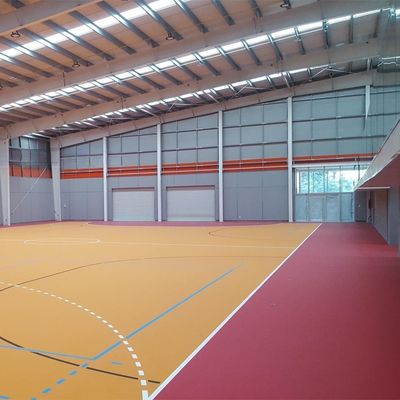 Thép nóng cán khung tòa nhà cấu trúc thép di động nhà để xe