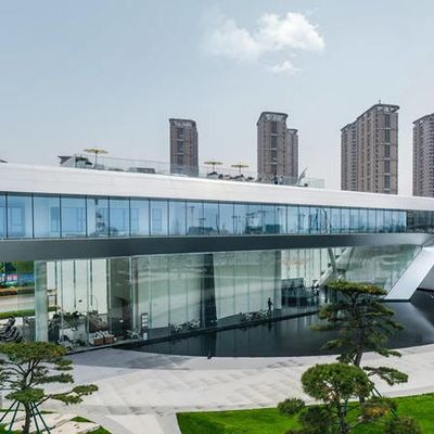 SGS Tòa nhà văn phòng khung thép Q235B Sea View Tòa nhà khung kim loại