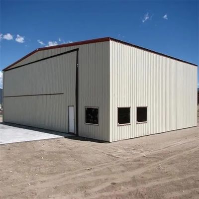 Kháng cháy lớp A Q345B Trọng lượng nhẹ Hangar thép tiền chế Hangar thép cấu trúc