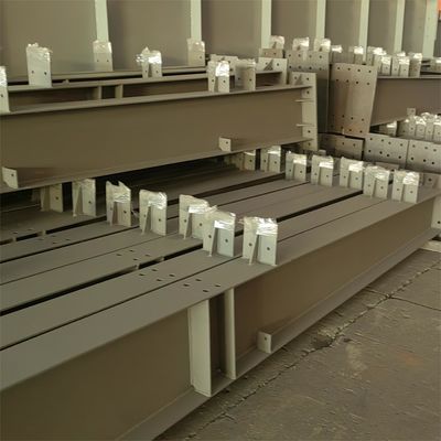 Độ linh hoạt Q355b Thép khung kho xây dựng chống cháy