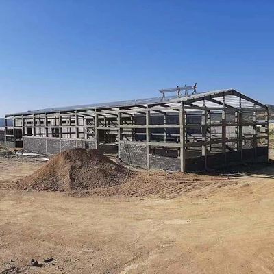 Xây dựng tùy chỉnh kho cấu trúc thép chế tạo sẵn với bảng chống cháy