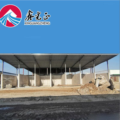 Purlin Prefab Nhà kho Xây dựng cấu trúc thép Xử lý bề mặt sơn