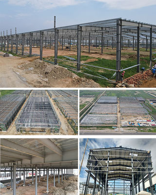 OEM Nhà khung thép nhẹ được chế tạo sẵn