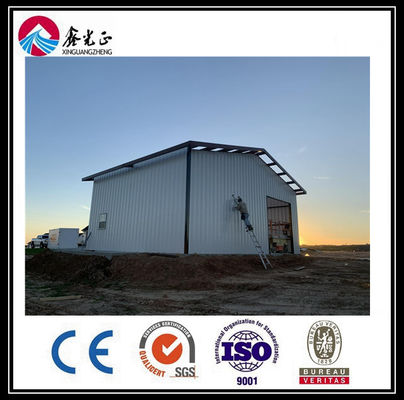 Q345B Xưởng chế tạo thép kho thép với cửa sổ lên