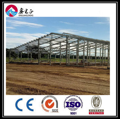 Q345B Xưởng chế tạo thép kho thép với cửa sổ lên