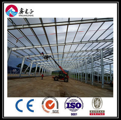 Q345B Xưởng chế tạo thép kho thép với cửa sổ lên