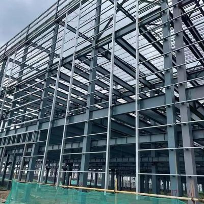 Xương chống ăn mòn Prefab kim loại nhà kho OEM Với khung cổng