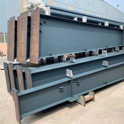 Cột thép và sợi thép được dán hoặc kẽm để xây dựng xưởng kho thép