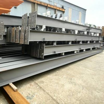 Cột thép và sợi thép được dán hoặc kẽm để xây dựng xưởng kho thép