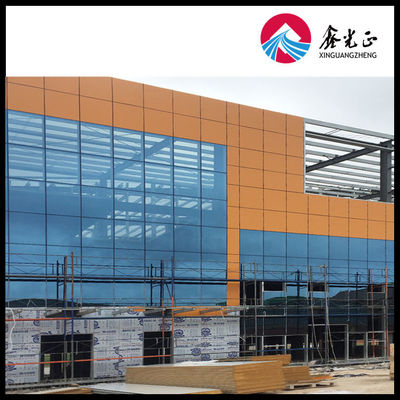 Cấu trúc thép chế biến sẵn tùy chỉnh Tòa nhà nhà máy cho sử dụng công nghiệp