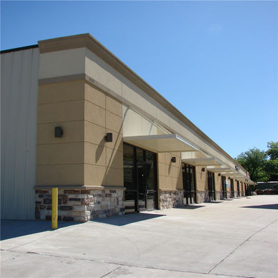 Hot Dip Galvanized Prefabricated Steel Structure Warehouse Whole House System Nhà máy xây dựng