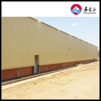 Bọc mái bằng thép màu và tấm thép màu tấm tường tấm thép cấu trúc kho chống động đất lớp 7-9
