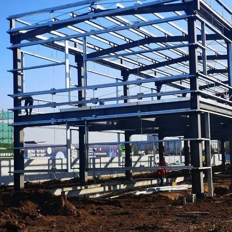 ISO Steel Structure Workshop EPS Panel Prefabricated Steel Structure H-shaped (cơ cấu thép được chế tạo sẵn)
