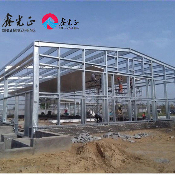 H-Section Steel Prefabricated Farm House với PVC cách nhiệt