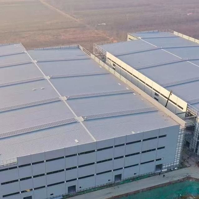 Xương chống ăn mòn Prefab kim loại nhà kho OEM Với khung cổng
