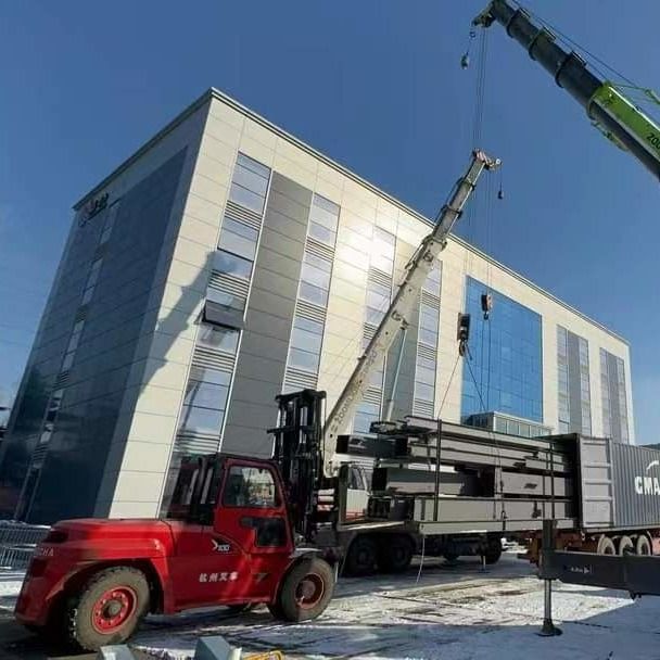 Tòa nhà văn phòng nhiều tầng cấu trúc thép tiền chế cho công việc và sống