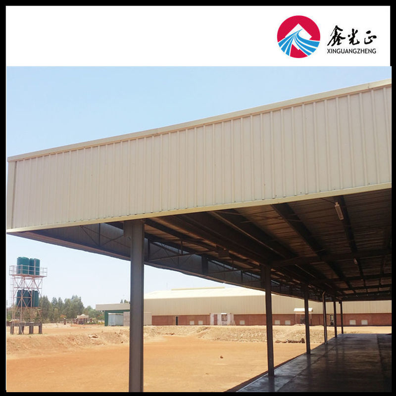 Thiết lập nhanh hiệu xưởng cấu trúc thép chống động đất với tấm tường màu thép