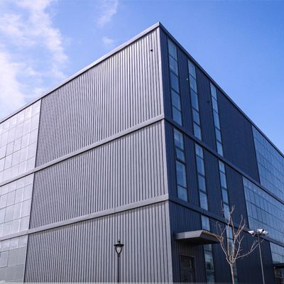 Q355 Cấu trúc thép nhẹ Cửa hàng dự chế Tòa nhà hàn