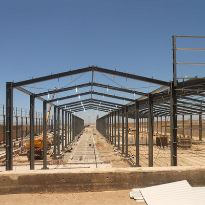 Hi-Q Solid Prefabricated Steel Frame Workshop Thép không gỉ