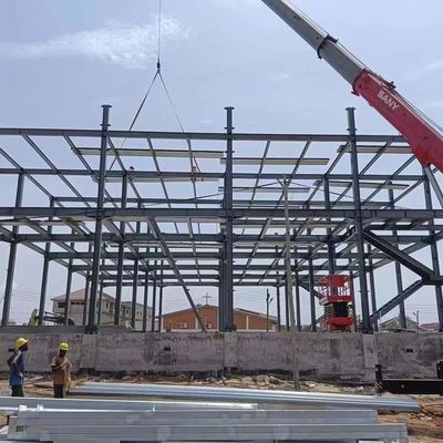 Bolt Connection Steel Structure Workshop Q345 Nhà xưởng thép cách nhiệt