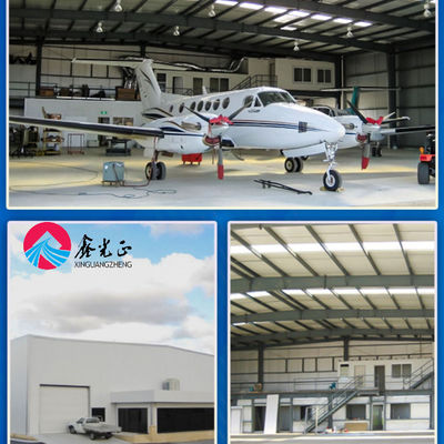 Không thấm gió Cửa hàng máy bay Cửa hàng máy bay Cấu trúc thép cho xây dựng