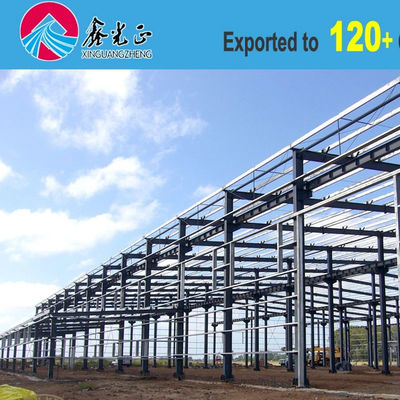 Purlin Prefab Nhà kho Xây dựng cấu trúc thép Xử lý bề mặt sơn