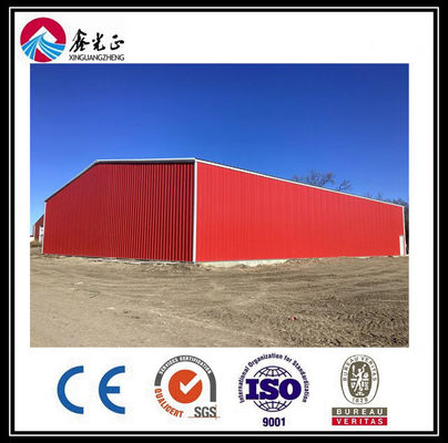 Q345B Xưởng chế tạo thép kho thép với cửa sổ lên