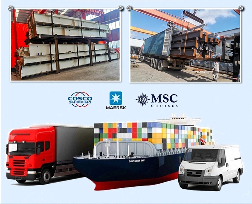 Không thấm gió Cửa hàng máy bay Cửa hàng máy bay Cấu trúc thép cho xây dựng 1