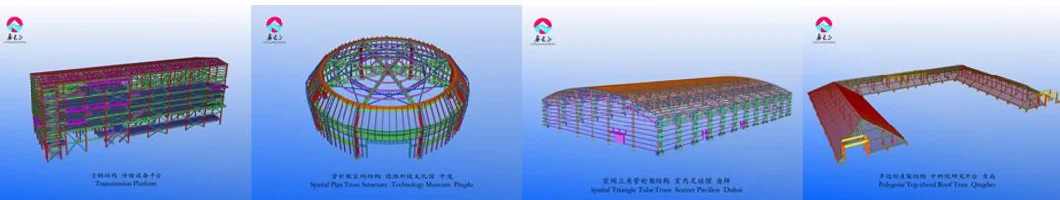 Purlin Prefab Nhà kho Xây dựng cấu trúc thép Xử lý bề mặt sơn 1