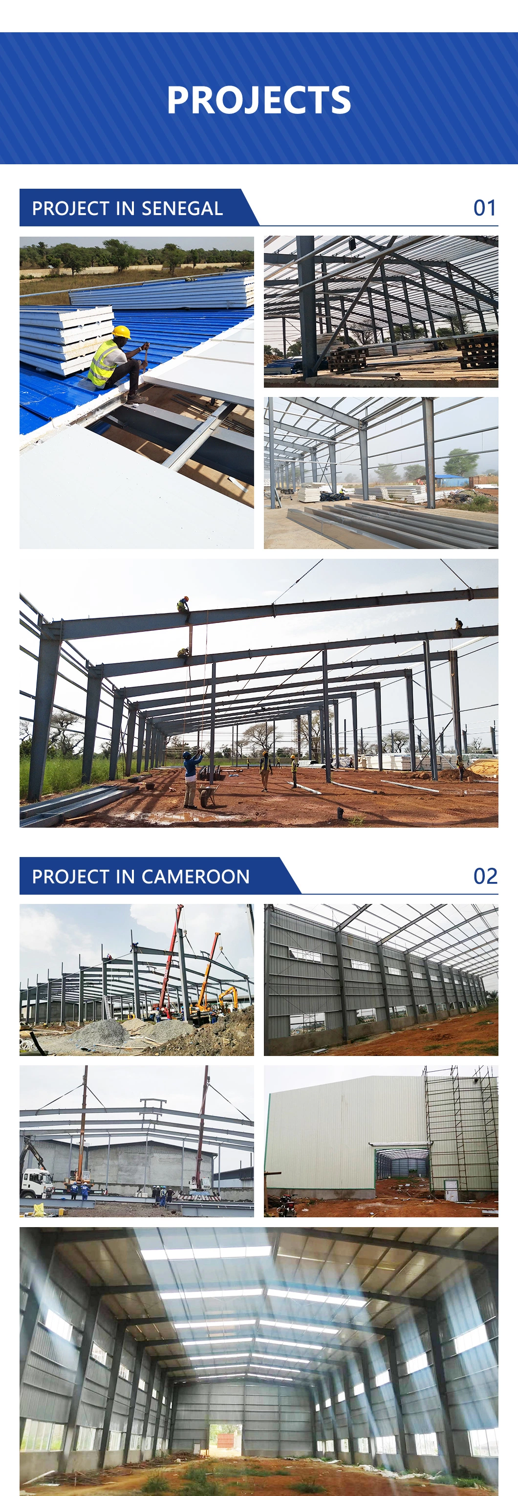 Q235 Kho chứa cấu trúc thép 0