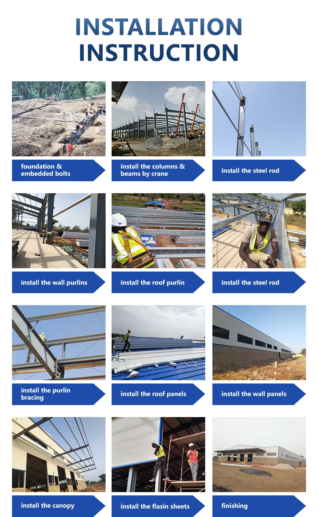 Q235 Kho chứa cấu trúc thép 6