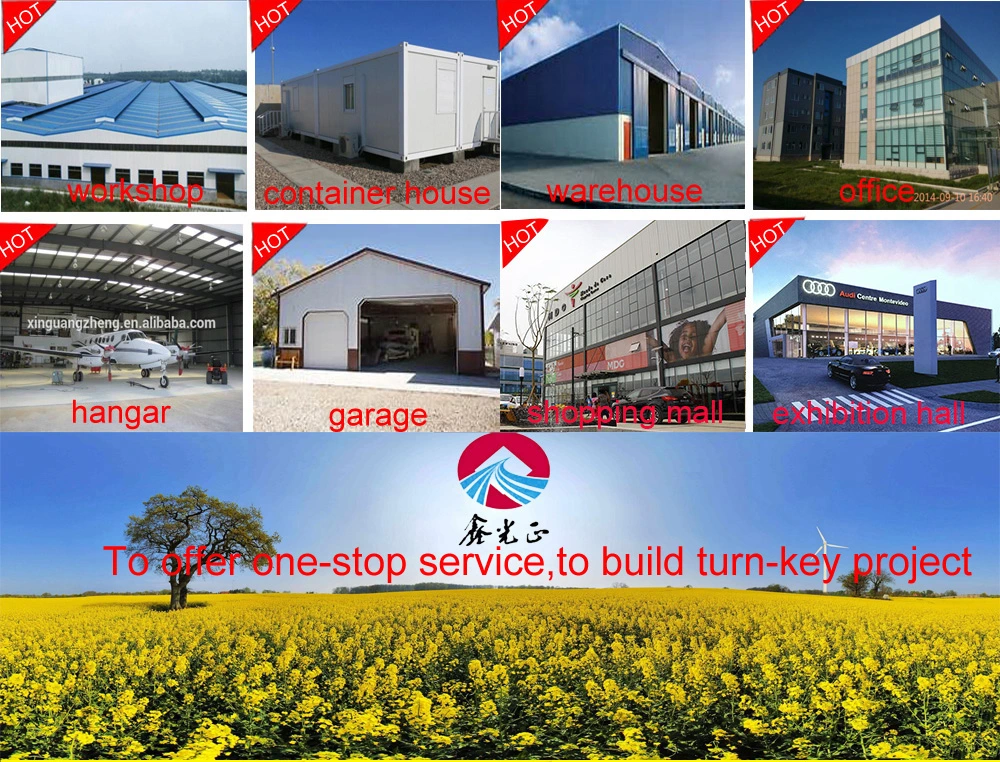 OEM Nhà khung thép nhẹ được chế tạo sẵn 12