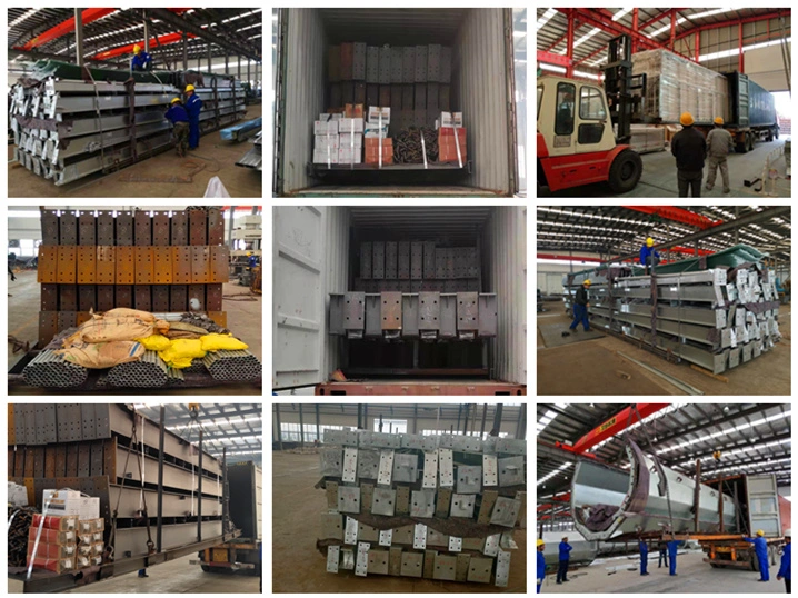 Sơn Xây dựng cấu trúc thép OEM Xưởng kho cấu trúc thép tiền chế 12